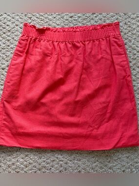 J Crew Linen Sidewalk Skirt